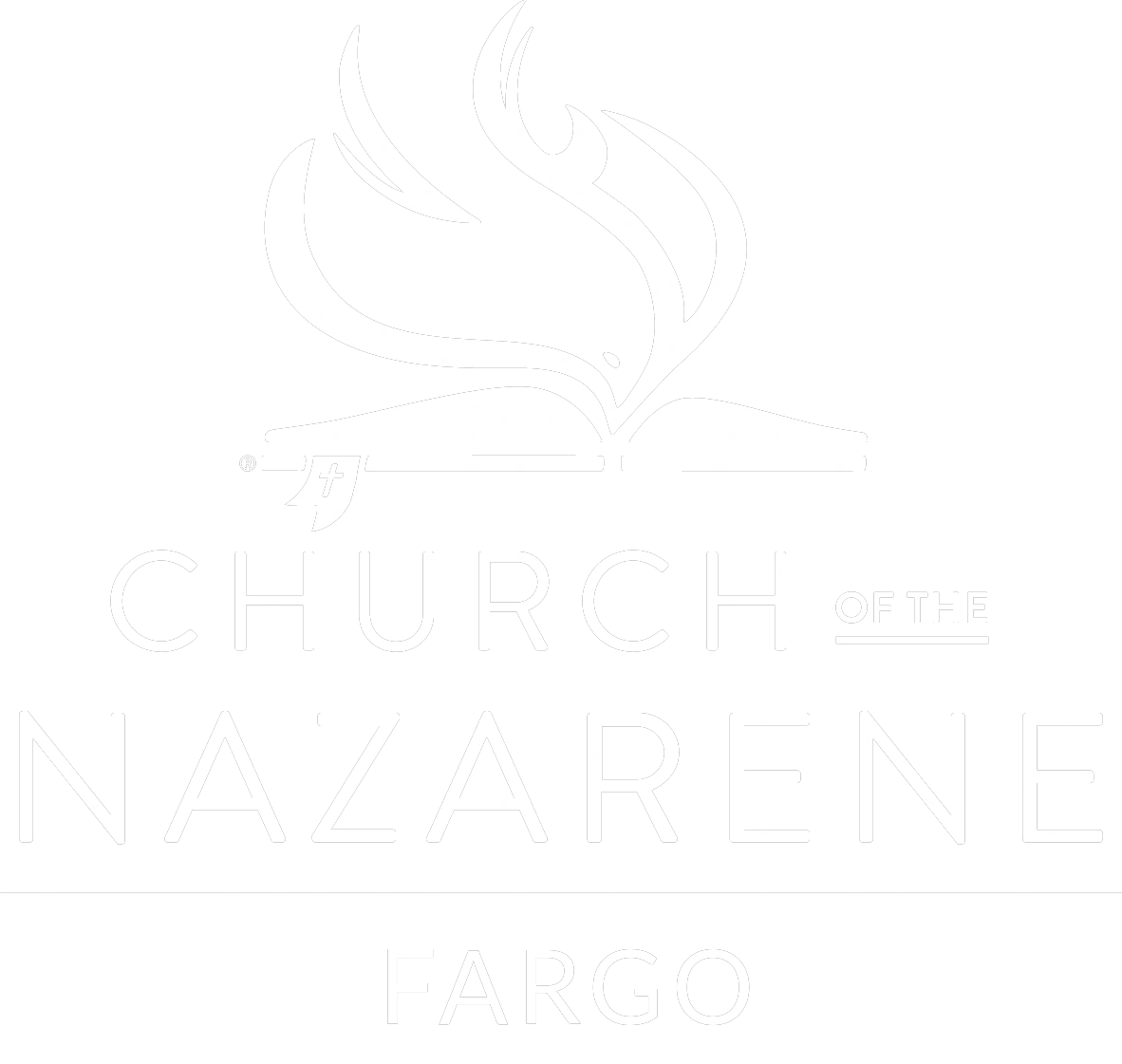 Focn White Logo At Fargo Church Of The Nazarene, Church In Fargo, OK